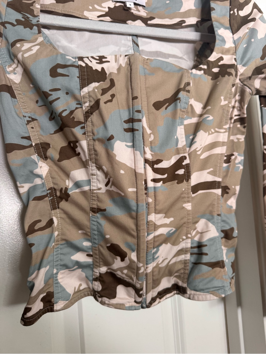 Miaou Devon Camouflage Corset Top Size Small — image 3 of 8
